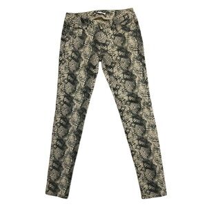 CAbi Python Print Skinny Jeans 0